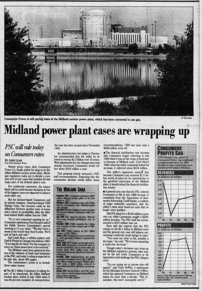 Midland Nuclear Power Plant (Cancelled) - May 1991 Court Cases Ending (newer photo)